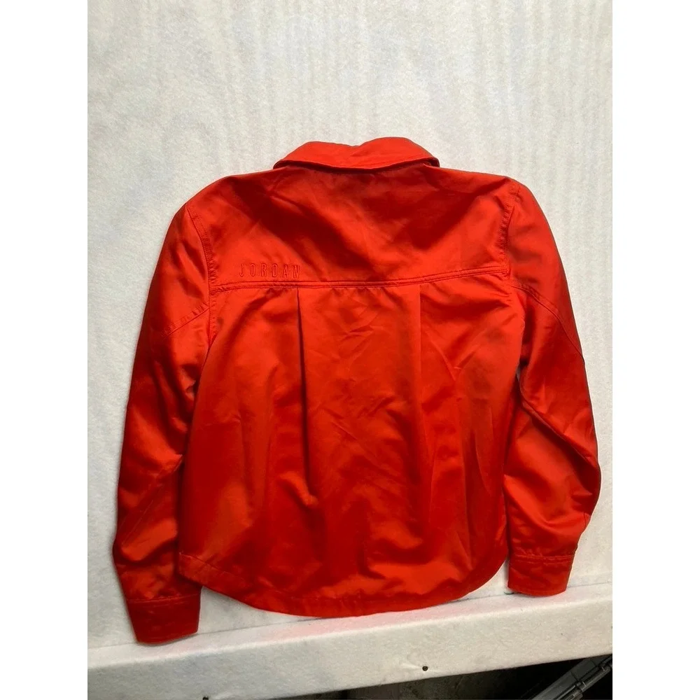 Jordan Jumpman‎ Zip Front Loose Fit Orange Track Jacket Size S